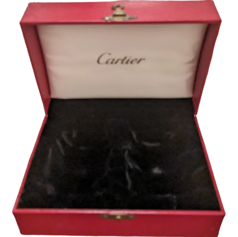 Vintage Cartier classsic velvet lined Jewelry Luxury box